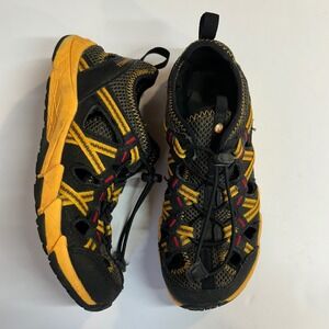 Merrell Boys M-Hydro Chop Shan Water Sandals Black Yellow Red Big Boys Size 1W